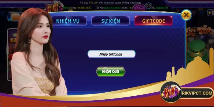 Giftcode Rikvip có giá trị khủng - quà hay cho tân thủ