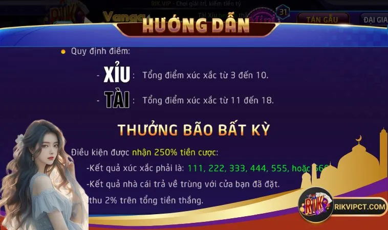 Tham gia ngay để biết được sức hấp dẫn của game Tài Xỉu Rikvip